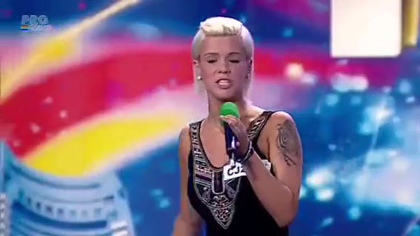 Elena B Pink is Disliked and Censored in Romania by ProTv
